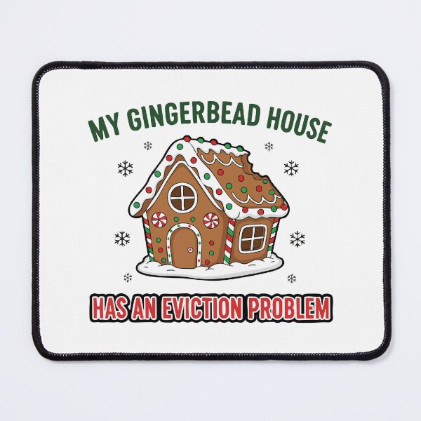 Item preview, Funny Gingerbread House Christmas Joke designed and sold by graphicnew.