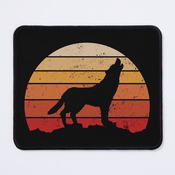 Item preview, Wolf Animal Lovers - Vintage Sunset Retro designed and sold by idalineverica.