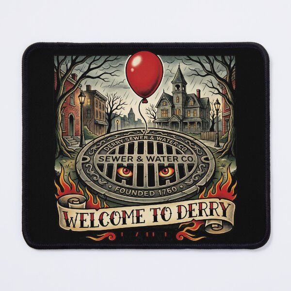 Item preview, Derry Sewer & Water Co. Vintage Horror: Traditional Tattoo Art designed and sold by SPKNarg.
