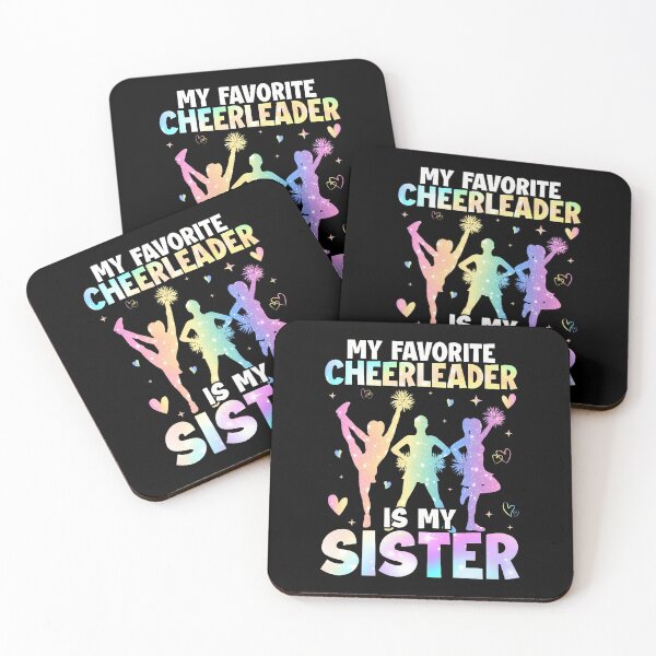 Item preview, My Favorite Cheerleader Is My Sister Cheer Cheerleading designed and sold by CeciliaMay1.