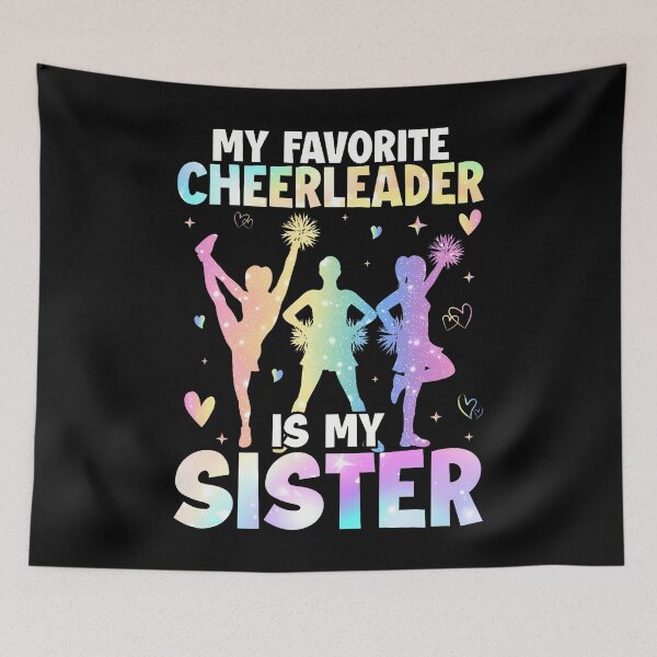 Item preview, My Favorite Cheerleader Is My Sister Cheer Cheerleading designed and sold by CeciliaMay1.