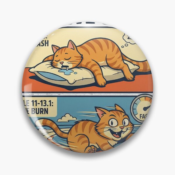 Item preview, Master of Negative Splits - Funny Half Marathon Cat Running Art designed and sold by AdyKurniawan.