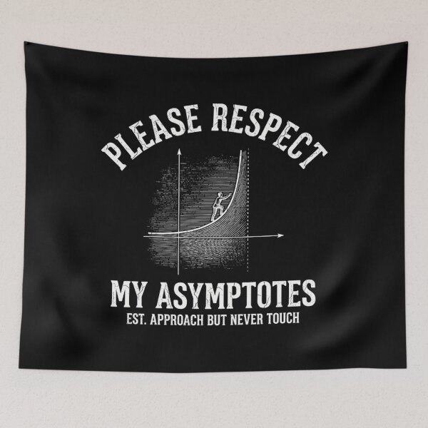 Item preview, Funny Calculus Math Teacher Asymptotes Pun designed and sold by Mason-Pride.