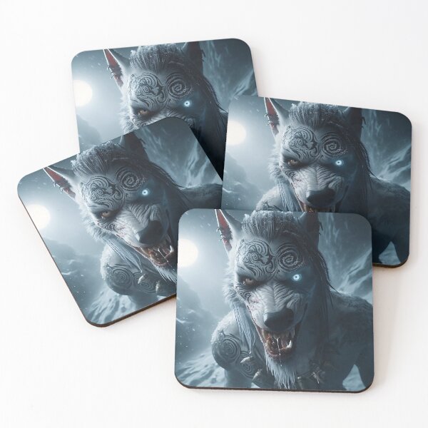 Item preview, White Werewolf designed and sold by GalleryBrisArt.