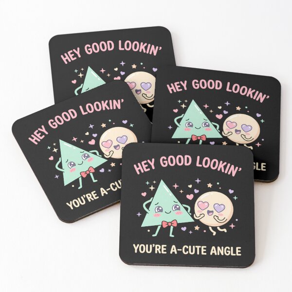 Item preview, Hey Good Lookin Acute Angle Funny Math Geometry Pun designed and sold by Mason-Pride.
