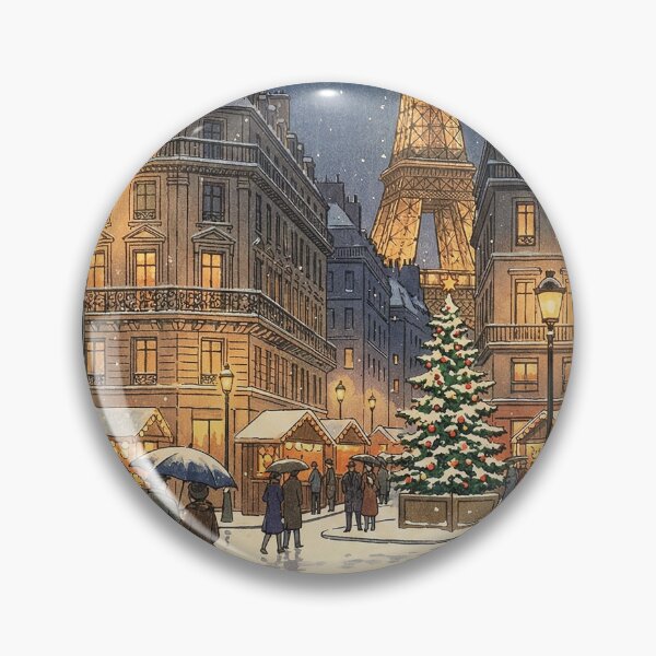 Item preview, Christmas Paris in Cozy Winter designed and sold by Takeda-art.