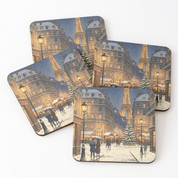 Item preview, Christmas Paris in Cozy Winter designed and sold by Takeda-art.
