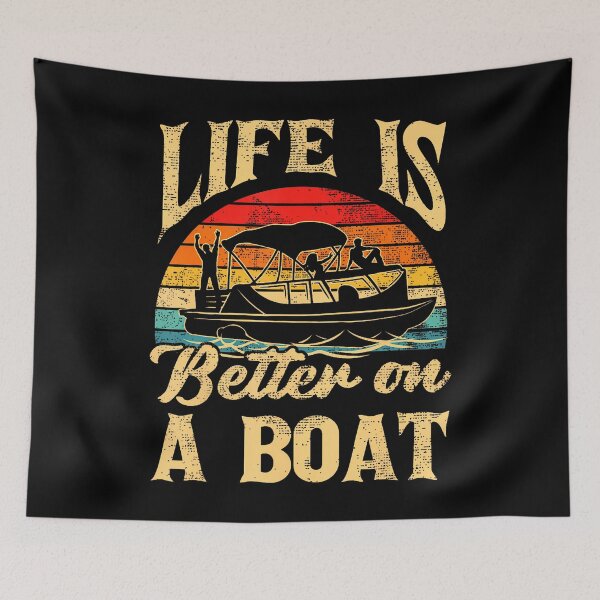 Item preview, Life Is Better On A Boat designed and sold by vasserideiri.