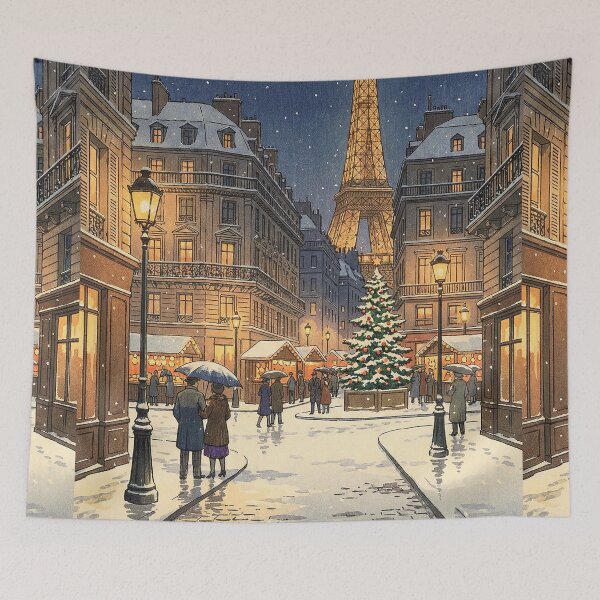 Item preview, Christmas Paris in Cozy Winter designed and sold by Takeda-art.