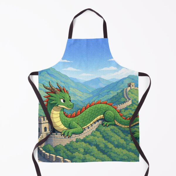 Item preview, Guardian Dragon of the Great Wall of China – Epic Fantasy Dragon Art designed and sold by EpicDragons-.