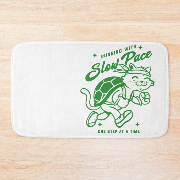 Item preview, Running With Slow Pace - Cute Turtle Shell Cat Jogging Art designed and sold by AdyKurniawan.