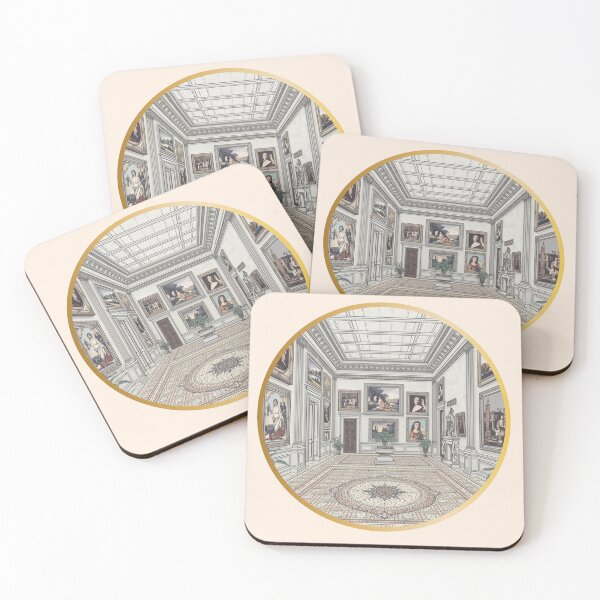Item preview, Hall of Art – Classical Gallery Scene designed and sold by PriyaMagic.
