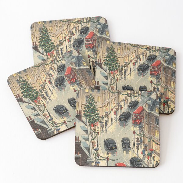Item preview, Nostalgic Christmas in London Street designed and sold by Takeda-art.