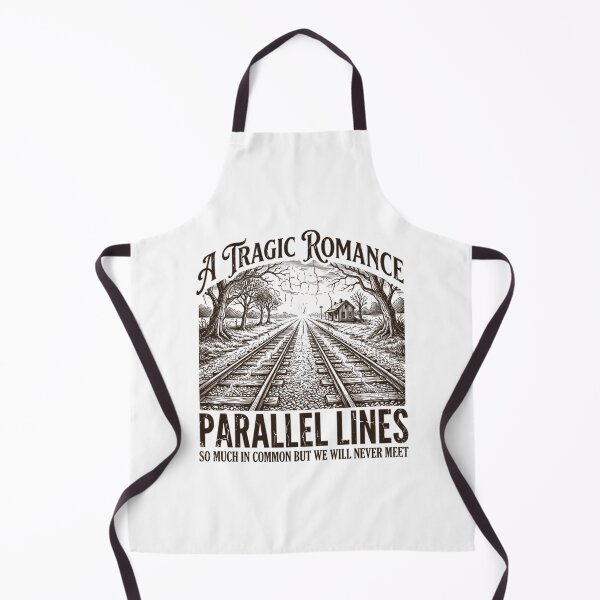 Item preview, Parallel Lines A Tragic Romance Math Pun designed and sold by Mason-Pride.