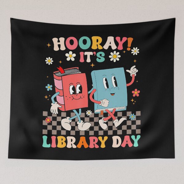 Item preview, Hooray It’s Library Day designed and sold by geavzflwmg35.