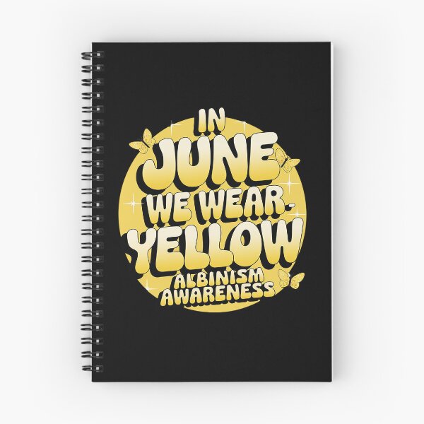 Item preview, In June We Wear Yellow Albinism Awareness Month designed and sold by Rrettgison.