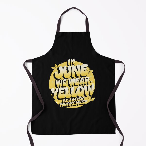 Item preview, In June We Wear Yellow Albinism Awareness Month designed and sold by Rrettgison.