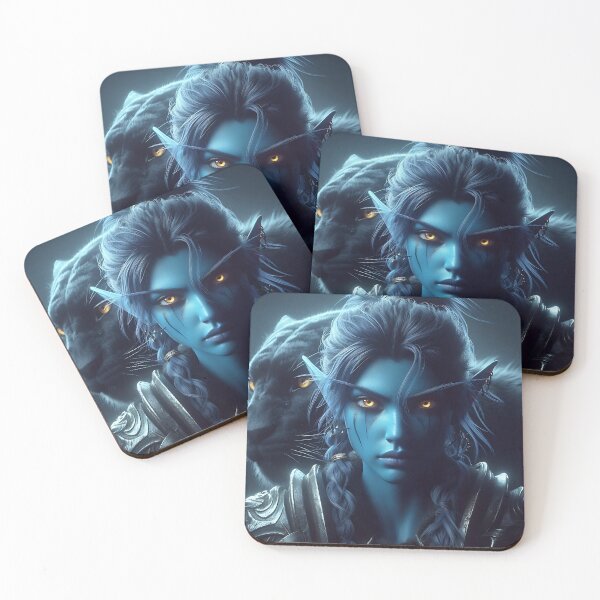 Item preview, Night Panther Elf designed and sold by GalleryBrisArt.
