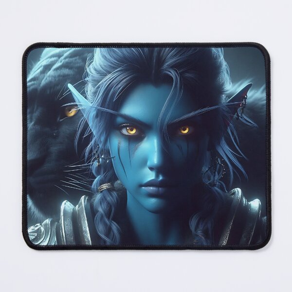 Item preview, Night Panther Elf designed and sold by GalleryBrisArt.