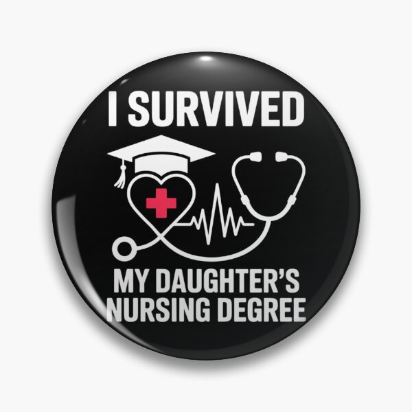 Item preview, I survived My Daughter's Nursing Degree, Proud Mom Dad Nurse designed and sold by VENOM0RIOT.