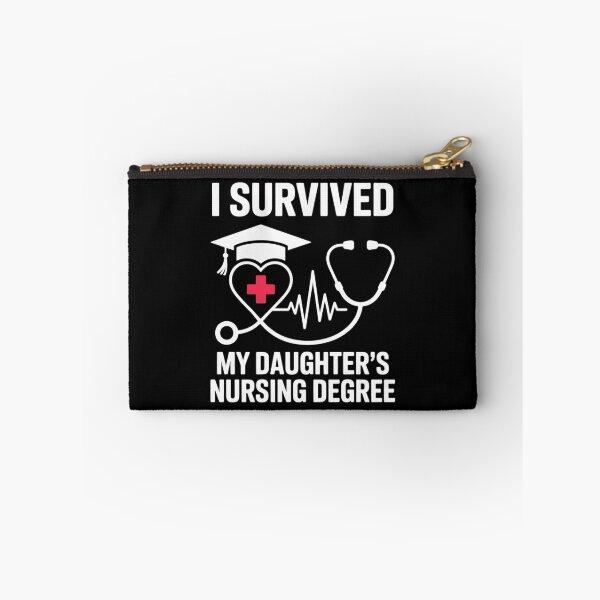 Item preview, I survived My Daughter's Nursing Degree, Proud Mom Dad Nurse designed and sold by VENOM0RIOT.