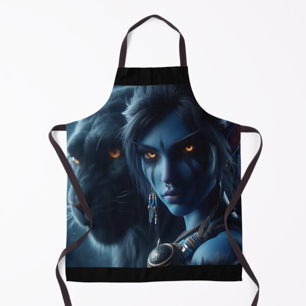 Item preview, Night Panther Elf designed and sold by GalleryBrisArt.