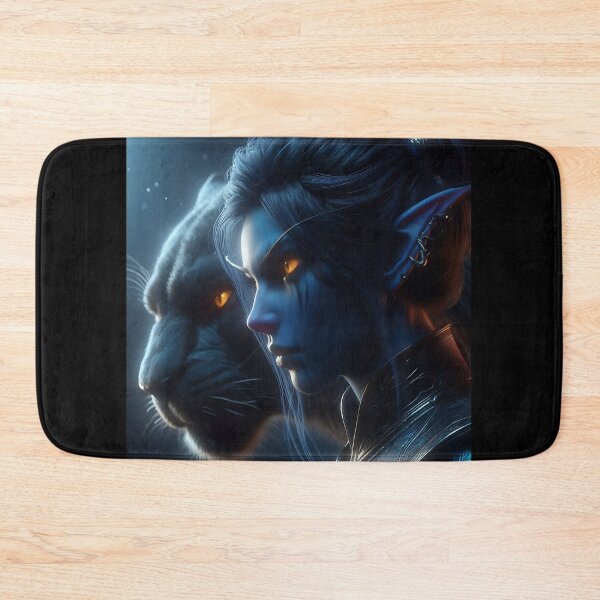 Item preview, Night Panther Elf designed and sold by GalleryBrisArt.