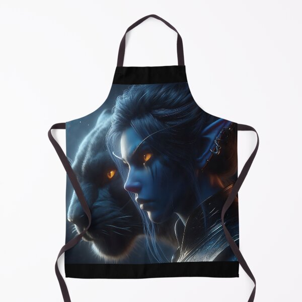 Item preview, Night Panther Elf designed and sold by GalleryBrisArt.