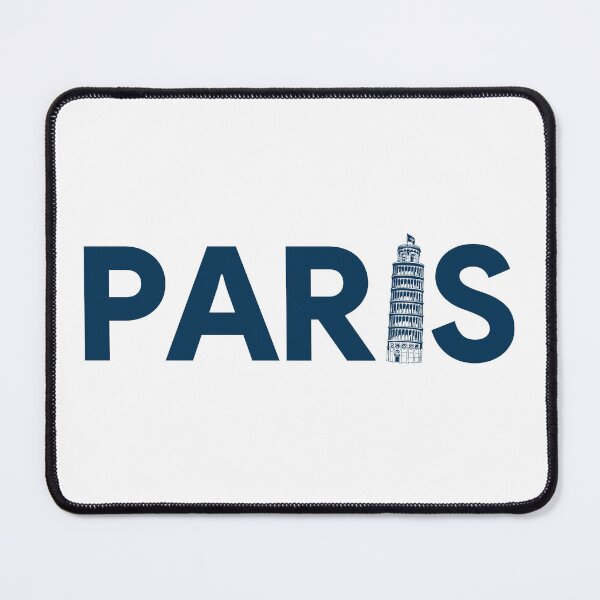 Item preview, Paris France Funny - Blue Eiffel Tower Leaning Tower of Pisa Landmark designed and sold by letitrip.