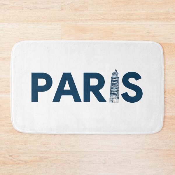 Item preview, Paris France Funny - Blue Eiffel Tower Leaning Tower of Pisa Landmark designed and sold by letitrip.