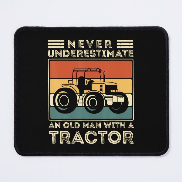 Item preview, Never Underestimate An Old Man With A Tractor Men Farmers designed and sold by reeneregen.