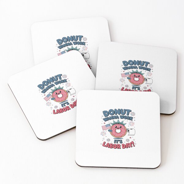 Item preview, Labor Day Funny Patriotic Donut Work Quote US Flag designed and sold by Rrettgison.