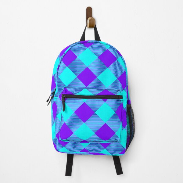 Item preview, Purple Retro Plaid Gingham - Abstract Geometric Shape Pattern - Gifts For Women designed and sold by RoyalStarsPatts.