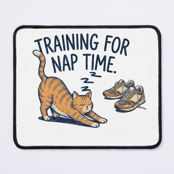Item preview, training For Nap Time - Funny Anti-Cardio Workout Cat designed and sold by AdyKurniawan.