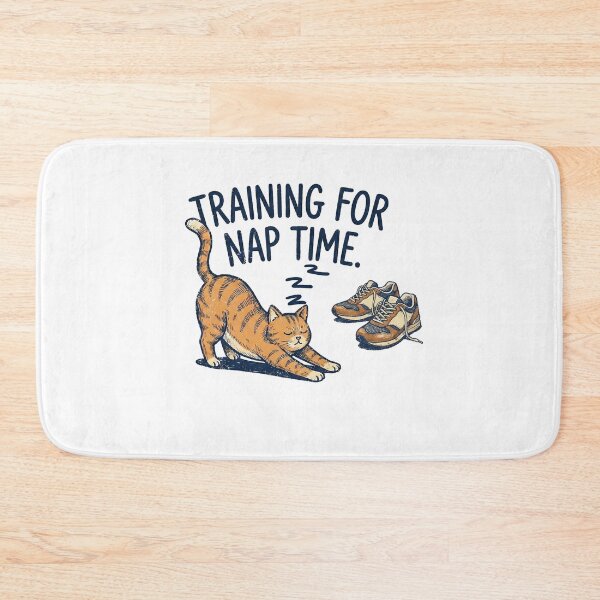 Item preview, training For Nap Time - Funny Anti-Cardio Workout Cat designed and sold by AdyKurniawan.