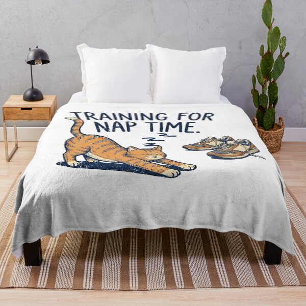 Item preview, training For Nap Time - Funny Anti-Cardio Workout Cat designed and sold by AdyKurniawan.