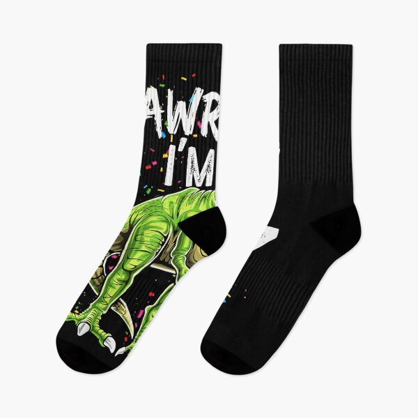 Item preview, Kids Rawr I'm 7 7th Birthday Party T Rex Dinosaur Gift for Boys designed and sold by TrippAnge.