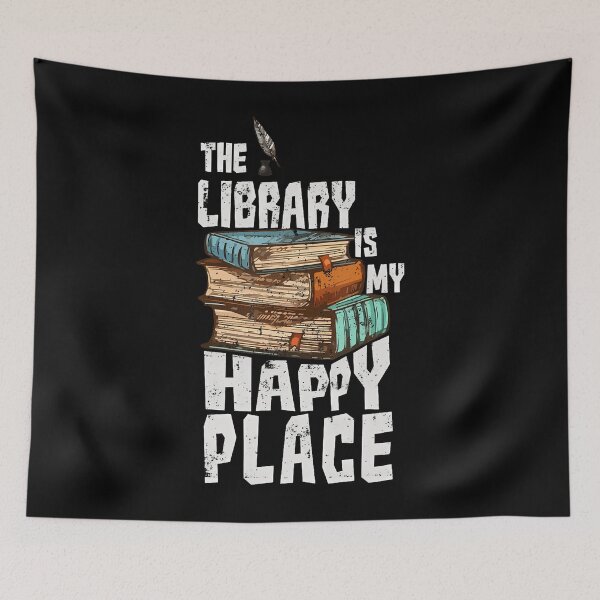 Item preview, The Library Is My Happy Place designed and sold by geavzflwmg35.