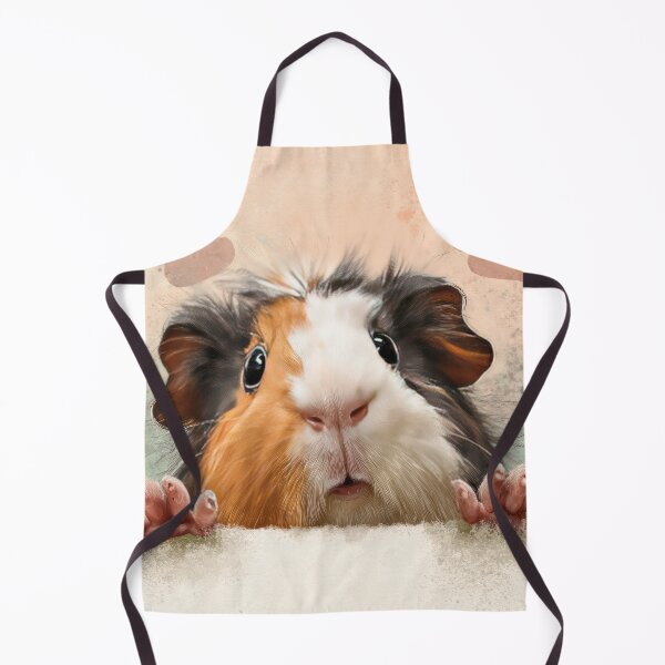 Item preview, Guinea Pig Peeking over Wall 01 designed and sold by Elisabeth Lucas.