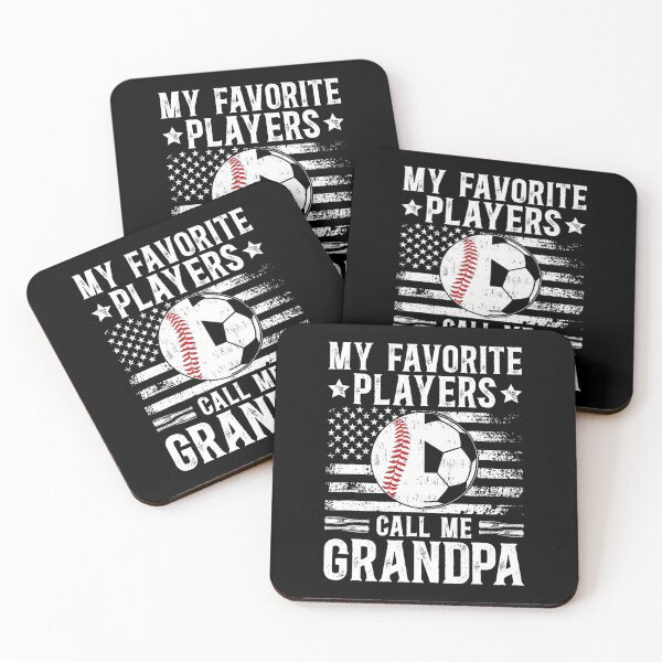 Item preview, My Favorite Players Call Me Grandpa Soccer Baseball Grandpa designed and sold by EarlineImogene.