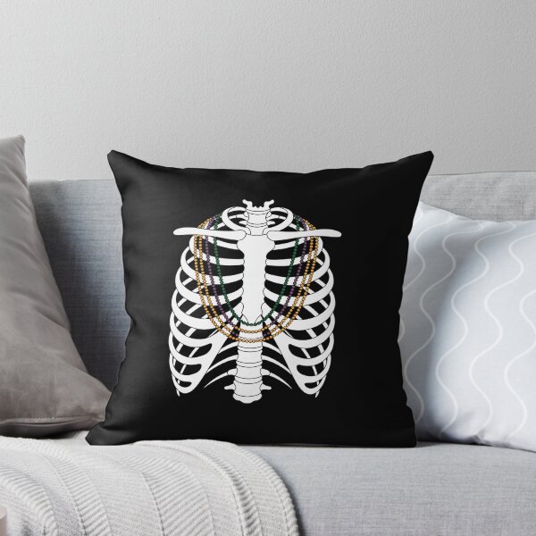 Item preview, Mardi Gras Rib Cage Bone Skeleton Tuesday designed and sold by Rrettgison.