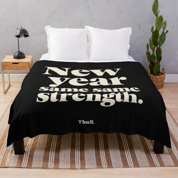 Item preview, New Year Same Strength Quote designed and sold by Irene Catchmind.