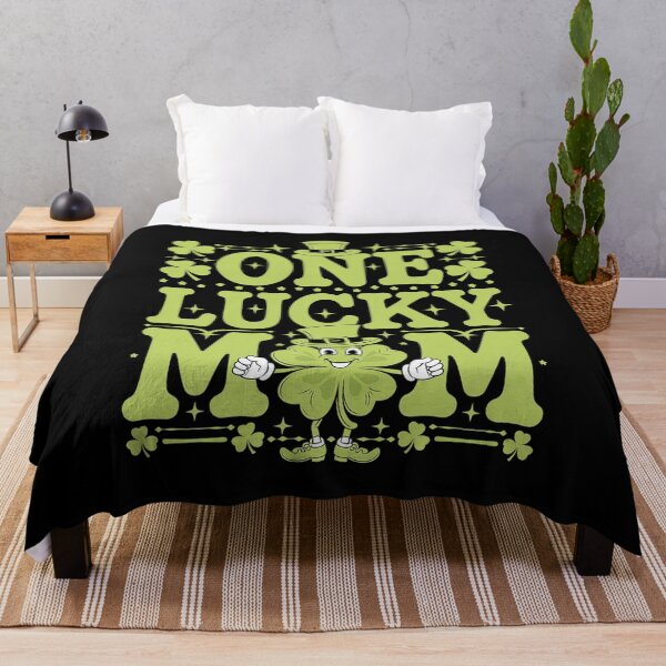 Item preview, One Lucky Mom Funny Mother Irish Clovers St Patrick's Day designed and sold by Rrettgison.