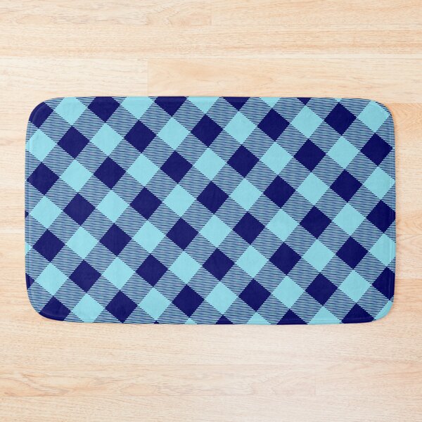 Item preview, Cute Blue Striped Plaid Gingham - Abstract Geometric Shape Pattern - Mothers Day Ideas designed and sold by RoyalStarsPatts.