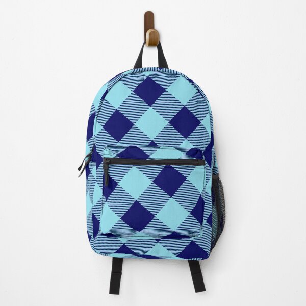 Item preview, Cute Blue Striped Plaid Gingham - Abstract Geometric Shape Pattern - Mothers Day Ideas designed and sold by RoyalStarsPatts.