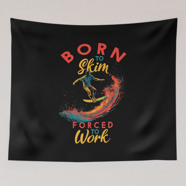 Item preview, Born To Skim Boardsport Surfing Skimming Skimboarding designed and sold by kowaldtlbung.