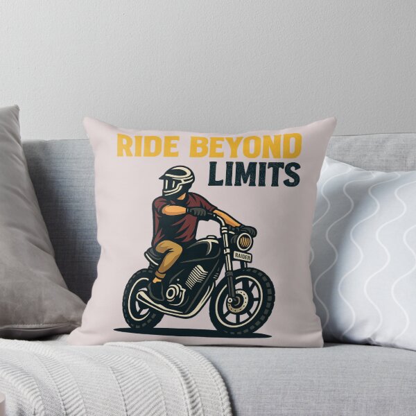 Item preview, Ride Beyond Limits – Motorcycle Rider Biker Adventure Design designed and sold by MUKUND FASHION DESIGN.