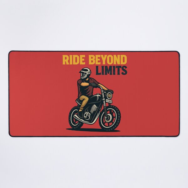 Item preview, Ride Beyond Limits – Motorcycle Rider Biker Adventure Design designed and sold by MUKUND FASHION DESIGN.