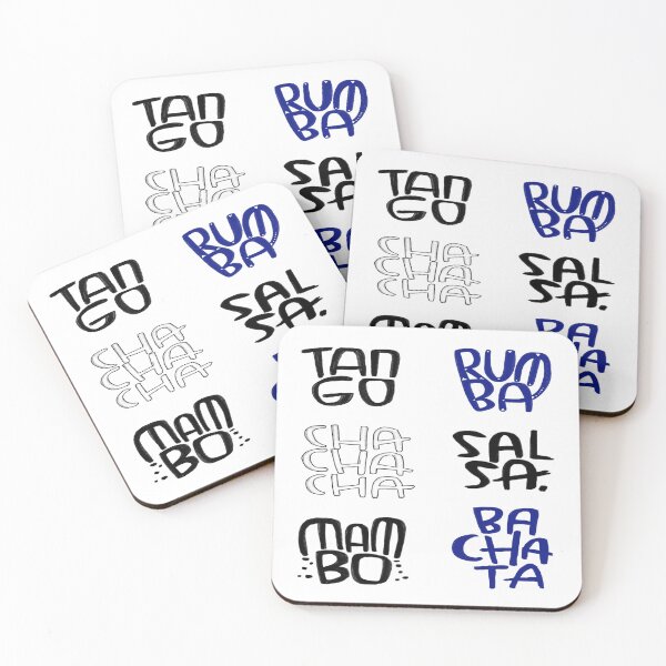 Item preview, Latin dances, rumba, cha cha, salsa, tango, bachata, mambo designed and sold by danceink.