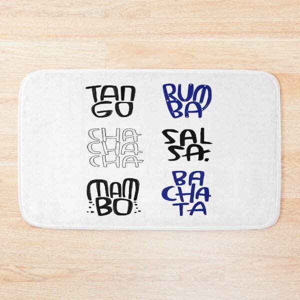 Item preview, Latin dances, rumba, cha cha, salsa, tango, bachata, mambo designed and sold by danceink.